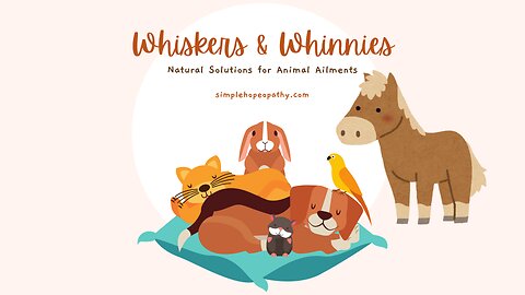Whiskers & Whinnies: Natural Solutions for Animal Ailments