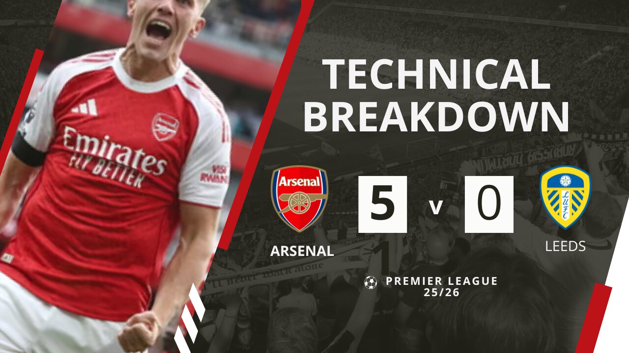 Gyökeres Scores First Arsenal Goal in Gunners Romp! | Arsenal 5-0 Leeds | Premier League Highlights