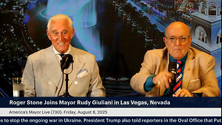 Roger Stone, Rudy Giuliani Compare Notes on Lawfare Waged Against Them