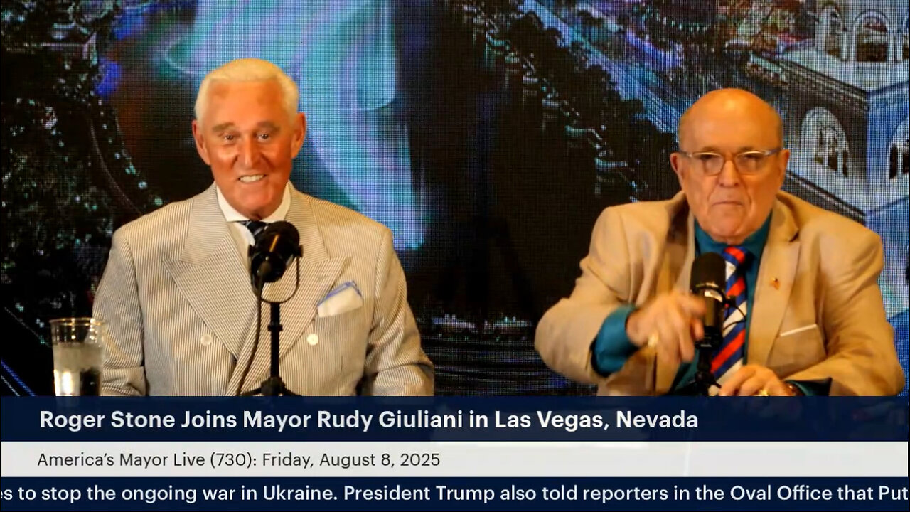 Roger Stone, Rudy Giuliani Compare Notes on Lawfare Waged Against Them