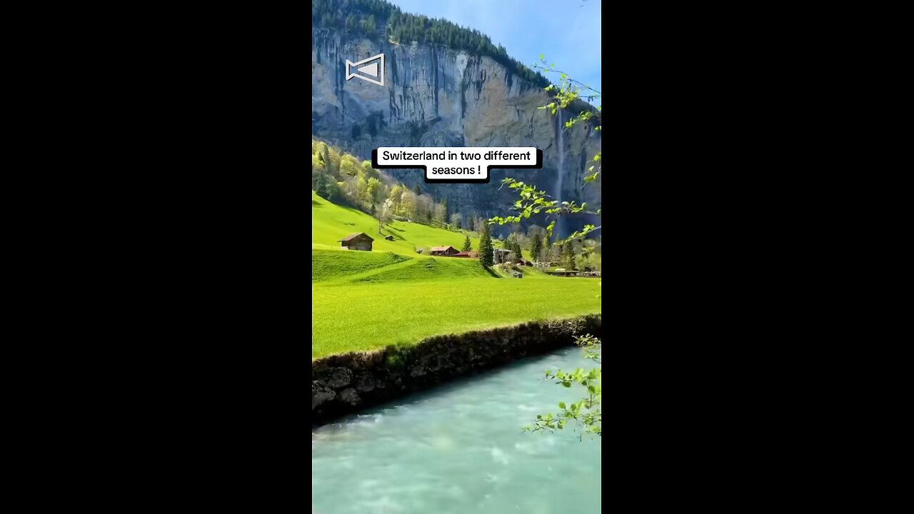 Switzerland in two different seasons !
