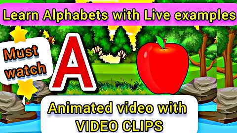 Learn Alphabets with live examples Alphabets | ABCD