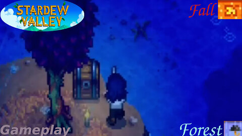 Fishing In The Forest Fall Season Gameplay #3 - Rain Weather | Stardew Valley