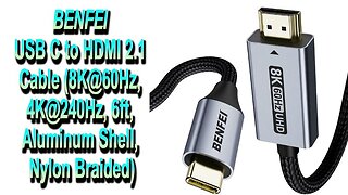 BENFEI USB-C to HDMI 8K Cable