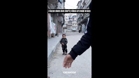 How fake charity videos are made in Gaza