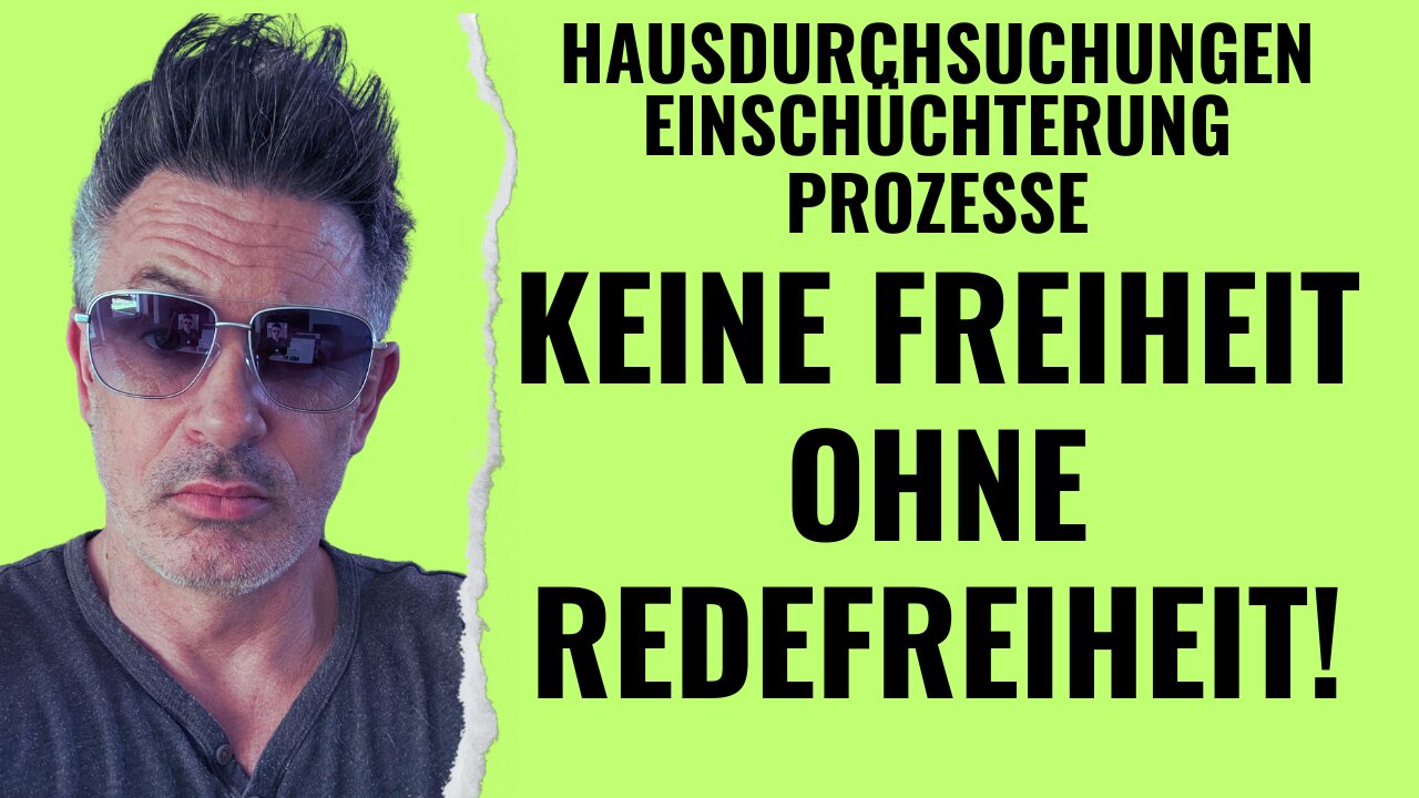 Hausdurchsuchungen, Prozesse, Einschüchterung: Ohne Redefreiheit gibt es keine Freiheit!