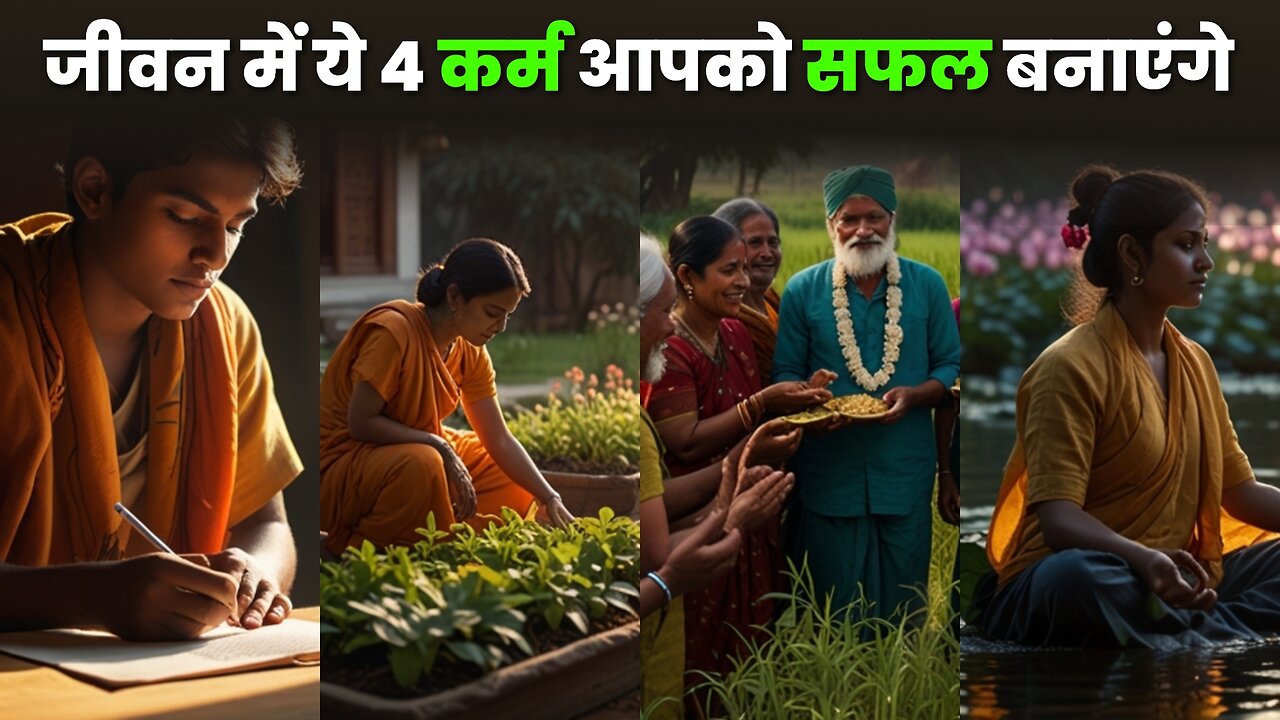 जीवन में ये 4 कर्म आपको सफल बनाएंगे | एक दिल छू लेने वाली कहानी