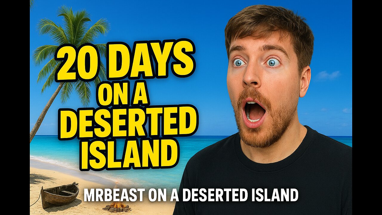 Mr.Beast on a deserted island