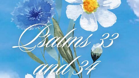 Psalm 33 & 34: Finding Strength and Hope | Powerful Bible Reading🙆🤓😎🤩😍 #biblestudy #education 😍😀🤣👐