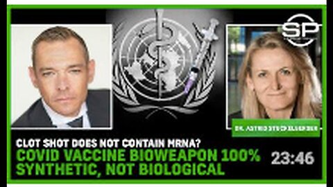 "Clot Shot: Synthetic Covid Vaccine, Not Biological, Does Not Contain mRNA"