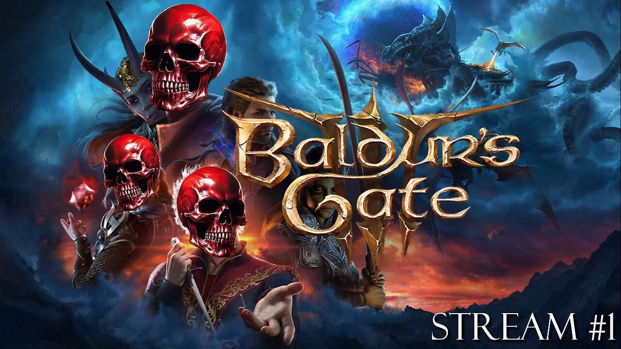 Baldur's Gate 3 - Stream #1: Skeletons for me!
