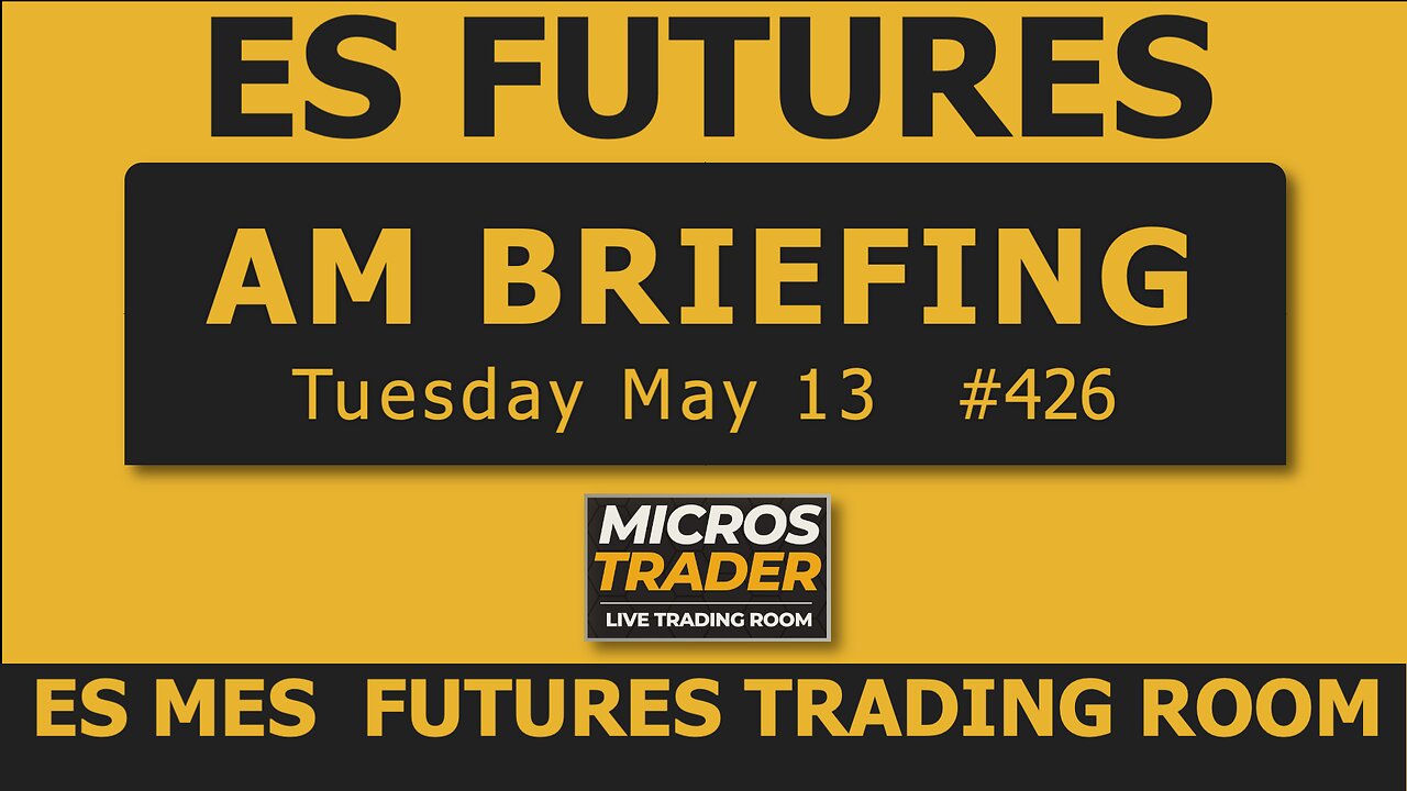 Tue ES MES Technical Analysis, Tips, Key Levels, Trading Room, & Scalping System 05/13/2025