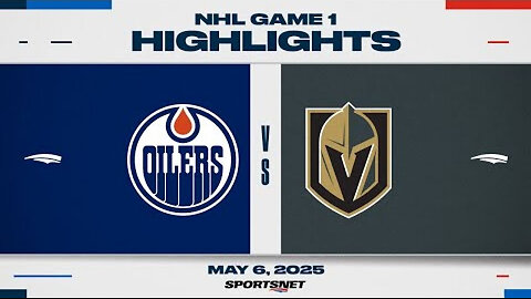 NHL Game 1 Highlights | Oilers vs. Golden Knights