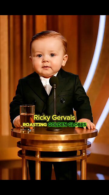 Baby Ricky Gervais TORCHES Golden Globes Elite Live!