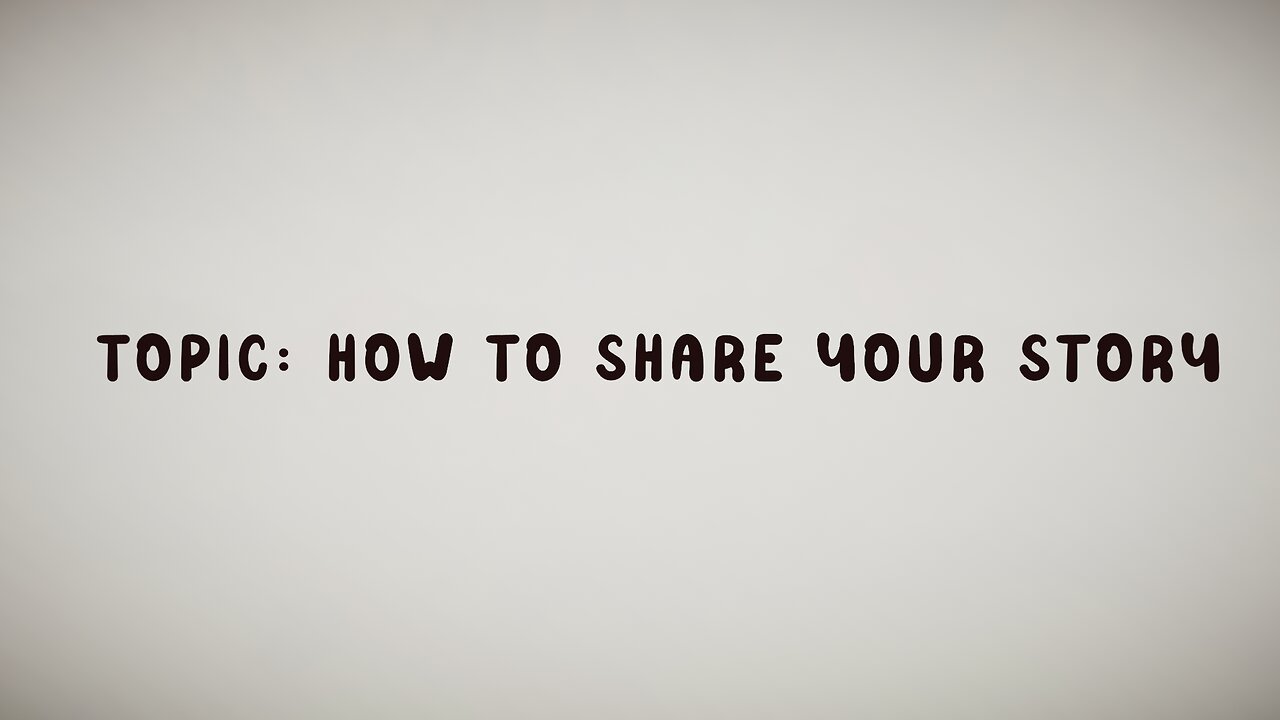 8.7.25 Apologetics Night Topic :How to Share your story