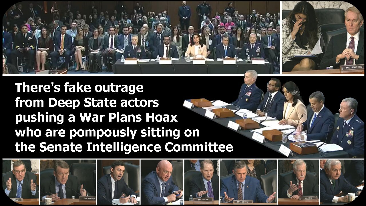 Democrats on Senate Intel Committee stir War Plans Hoax - March 25, 2025