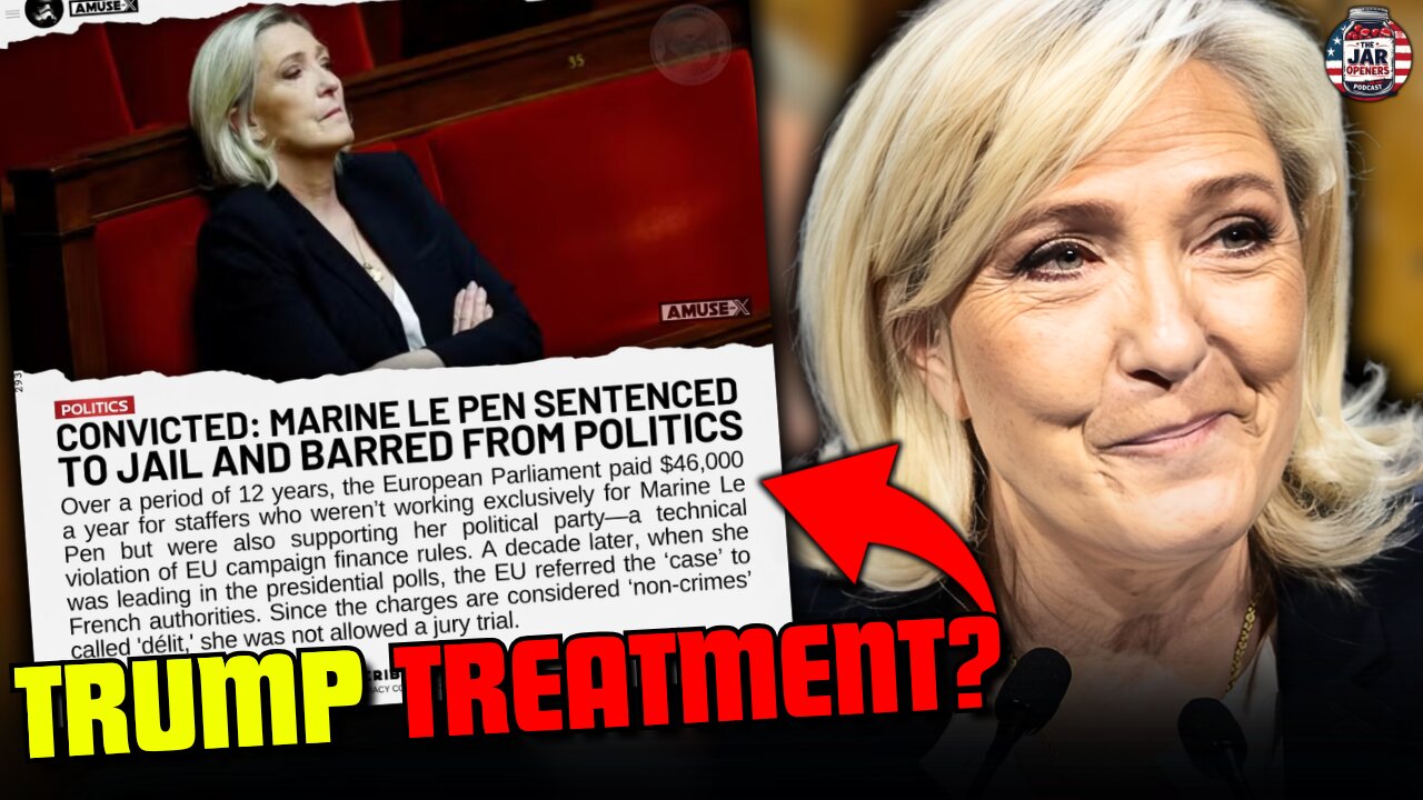 Marine Le Pen BARRED From Running In 2027 Election, Trump's 3rd Term? Snow White Flop