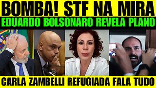 🔥🚨 BOMBA! Eduardo Bolsonaro revela que o objetivo do inquérito no STF! Carla Zambelli desabafa tudo!