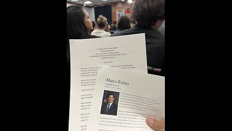 State Sec Mario Rubio testifying in Appropriations hearing! - 5/21/25