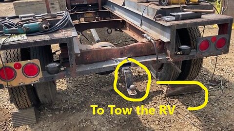 Welded Up a Trailer Hitch to Tow the RV Camper July 25 2025