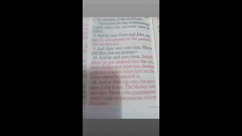 Luke 22:7-11