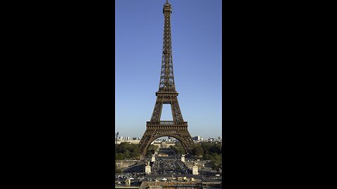 Eiffel Tower on a beautiful day