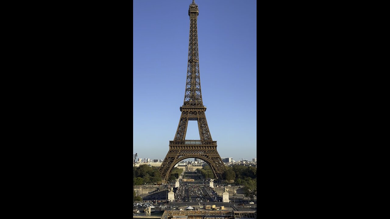 Eiffel Tower on a beautiful day