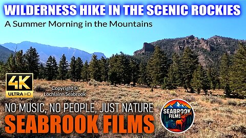 Wilderness Hike in the Scenic Rockies: A Summer Morning in the Mountains
