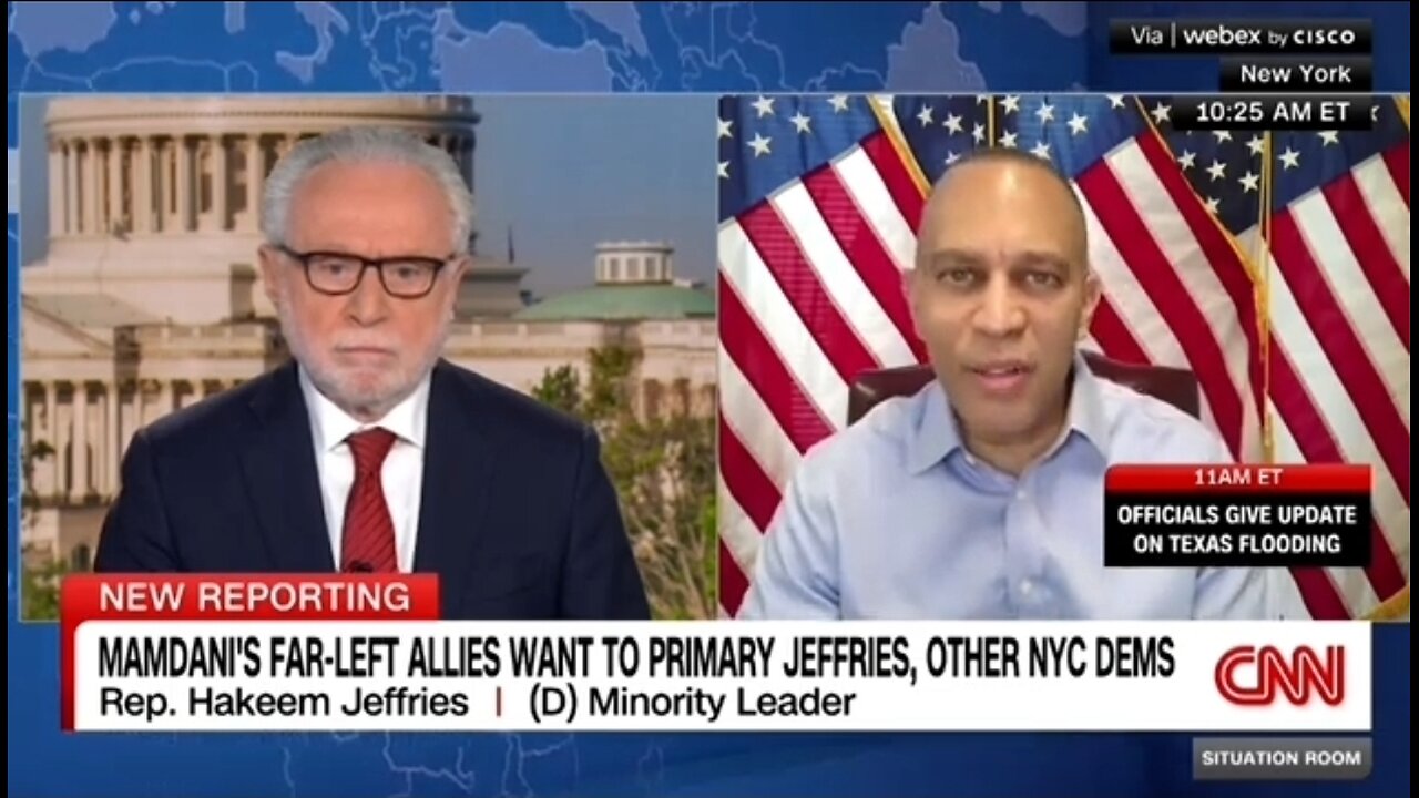 Rep Hakeem Jeffries Says Trump Is The Problem With America