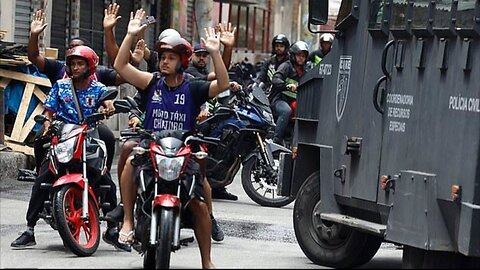 'Brazil': Police Footage Of Deadly 'Brazilian' Drug Raid Killing 130 Criminals In 'Rio Favela'