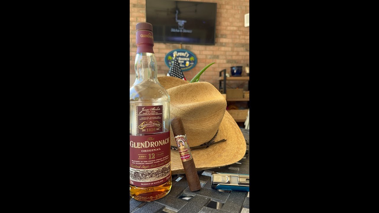 S4 E29 GlenDronach 12YO Scotch with La Aroma de Cuba Reserva - on OneStream Live #onestreamlive