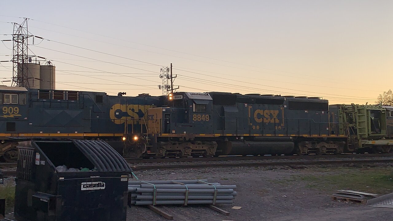 Maintenance Train ready to head out