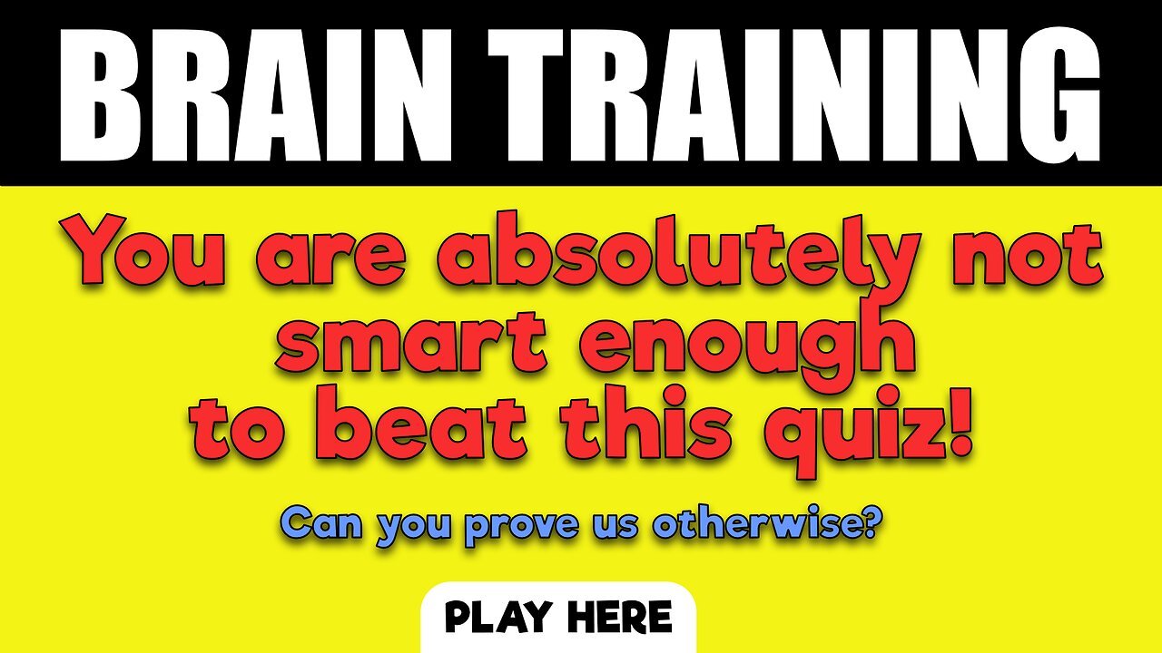 Play For Your Daily Brain Training