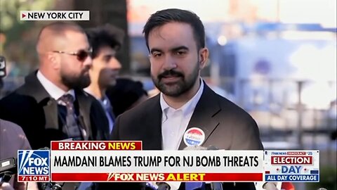 🚨INSANE Mamdani Word Salad: Blames POTUS of bomb threats at polling stations