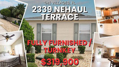 TURNKEY HOME NOW $319,900 | Buy Your Private Outdoor Oasis In The Villages, Florida