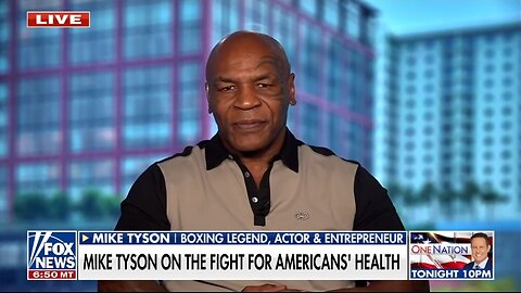 Mike Tyson Fights Against Processed Foods, For MAHA