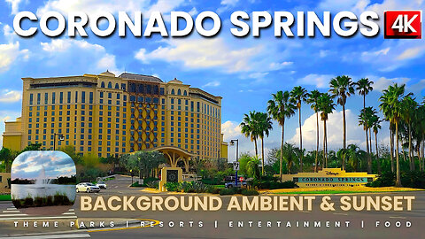 Coronado Springs Resort Sunset Ambiance