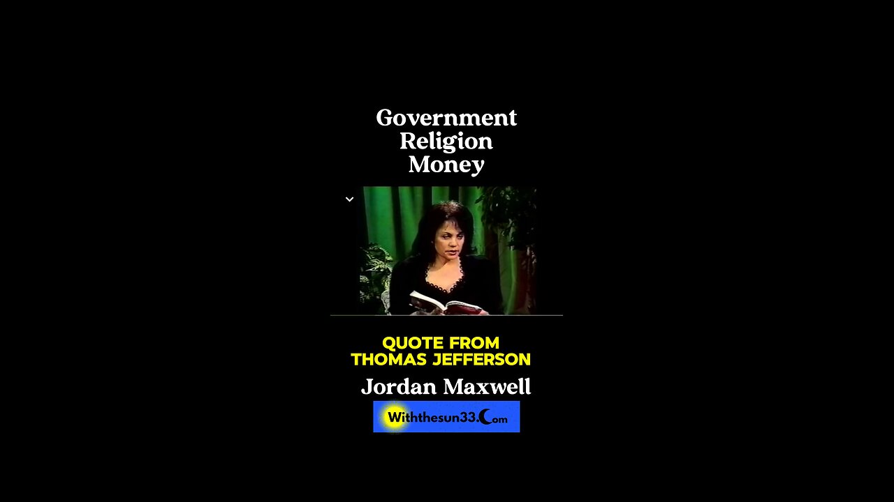 Government, money and religion