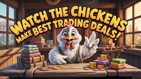 Watch the Chickens Make the BEST Trading Deals!
