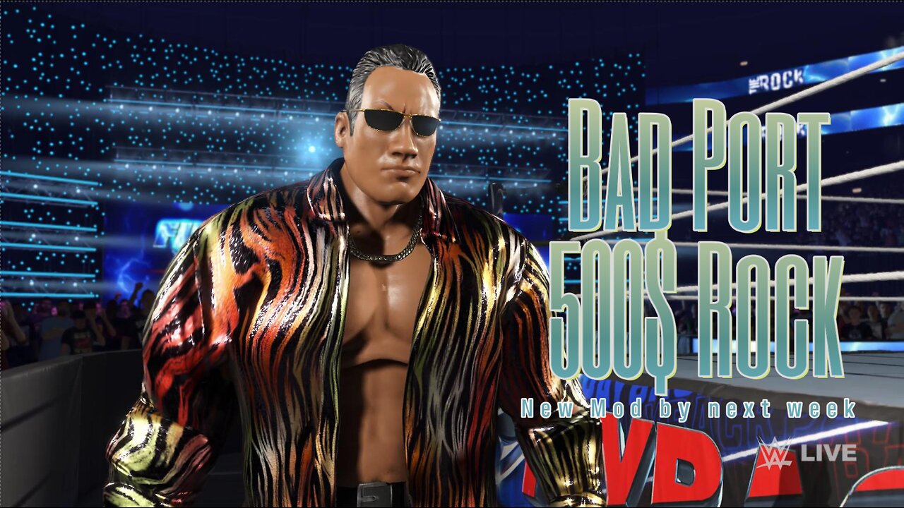Bad Modded Rock vs DX Shawn Michaels in WWE 2K25 Gameplay Madness! | WWE Games Simulation