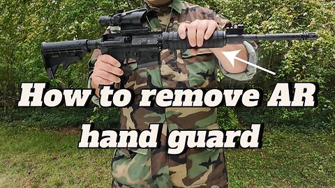 How to remove AR hand guard