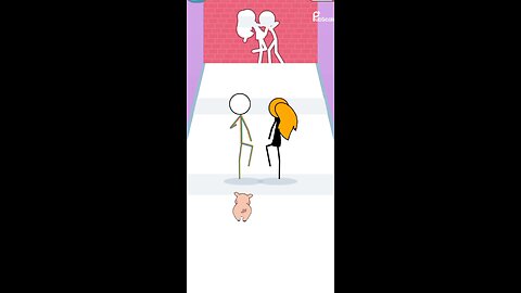 Stick Couple Funny Throw the wall #shorts #ytshorts