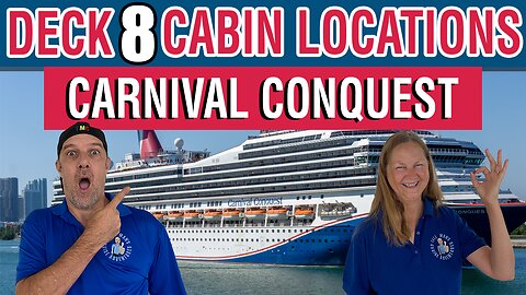 Can You Find Your Cabin On Carnival Conquest Deck 8? | Tall Man's Cruise Adventures