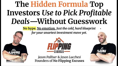 The Hidden Formula top investors use to Pick Deals Without Guesswork - Jason Palliser