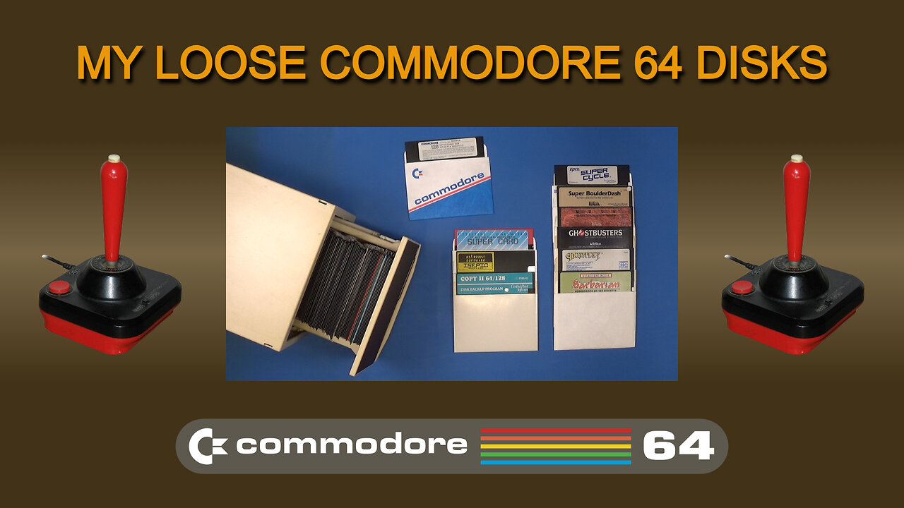 My loose Commodore 64 floppy disks