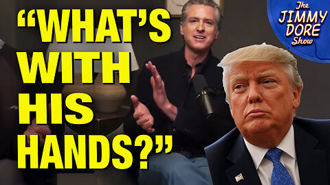 Trump CALLS OUT Newsom’s Weird Hand Gestures!