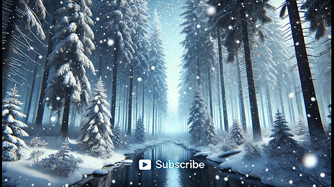 🌍 LIVE | SNOW FALL IN THE FOREST | RELAX | MEDITATE | SLEEP