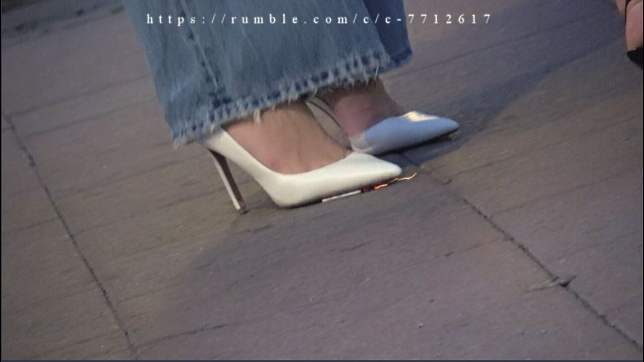 Candid high heel cig crush 2025 July
