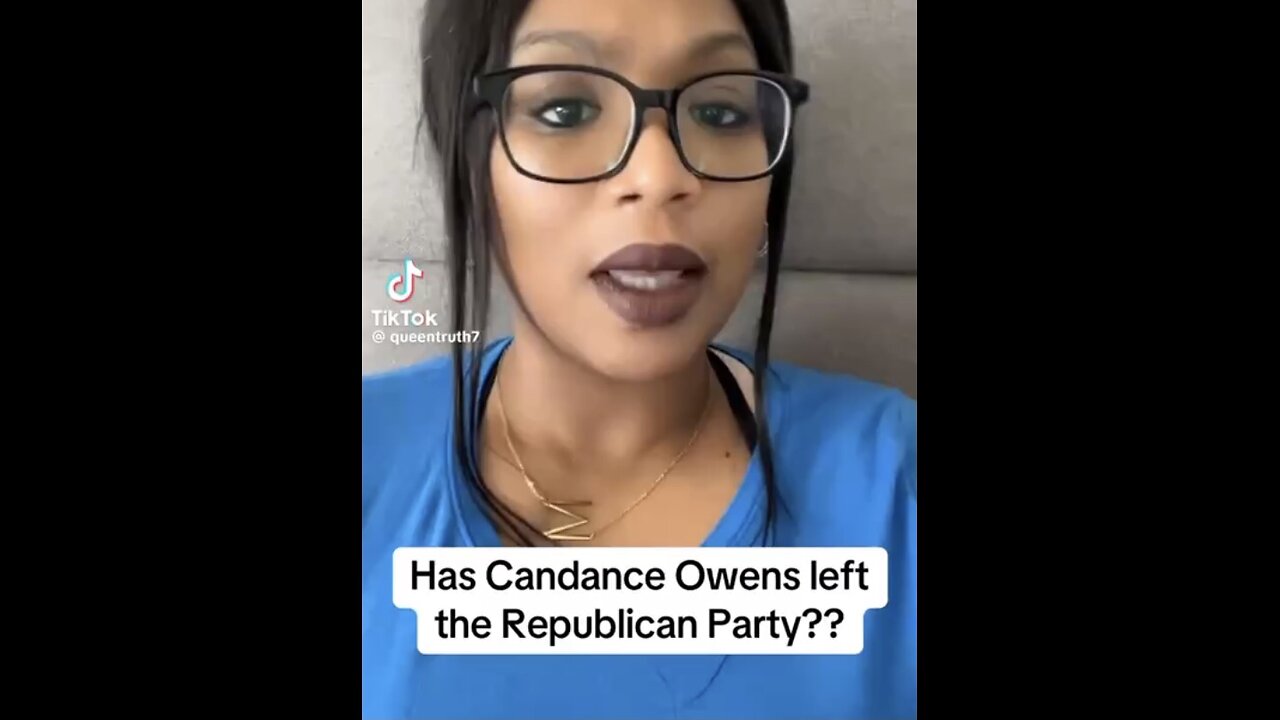 Captioned - Has Candace Owens left the Republican Party? 🤔