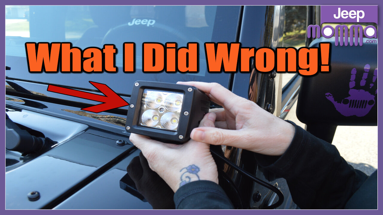 How to Install Raxiom 3" LED Lights on a Jeep Wrangler (DIY + Wiring Fix)